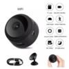 Mini WiFi Camera HD 1080P Night Vision Black