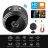 Mini WiFi Camera HD 1080P Night Vision Black
