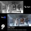 Mini WiFi Camera HD 1080P Night Vision Black